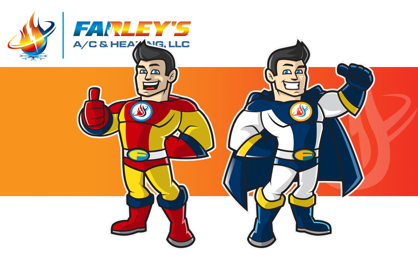 Design de Mascotte par Killer Panda pour Farley's A/C & Heating, LLC | Design #20266130
