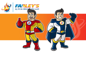Mascot Design by Killer Panda for Farley's A/C & Heating, LLC | Design: #20266130