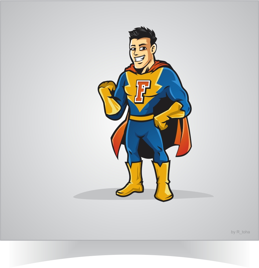 Mascot Design by r-toha for Farley's A/C & Heating, LLC | Design #20206575