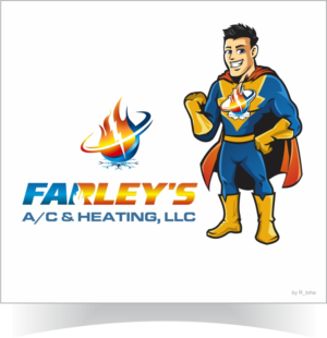 Mascot Design by r-toha for Farley's A/C & Heating, LLC | Design: #20250943