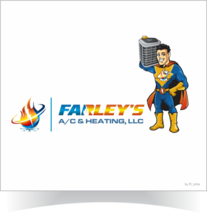 Mascot Design by r-toha for Farley's A/C & Heating, LLC | Design: #20510721