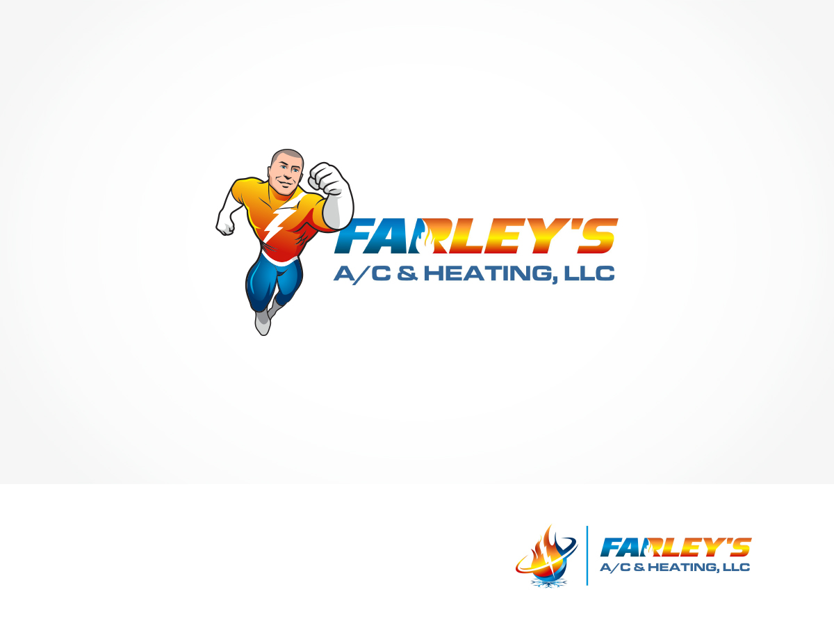 Mascot Design by ArtTank for Farley's A/C & Heating, LLC | Design #20346536