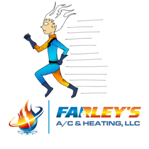 Mascot Design by G.P. for Farley's A/C & Heating, LLC | Design #20182488