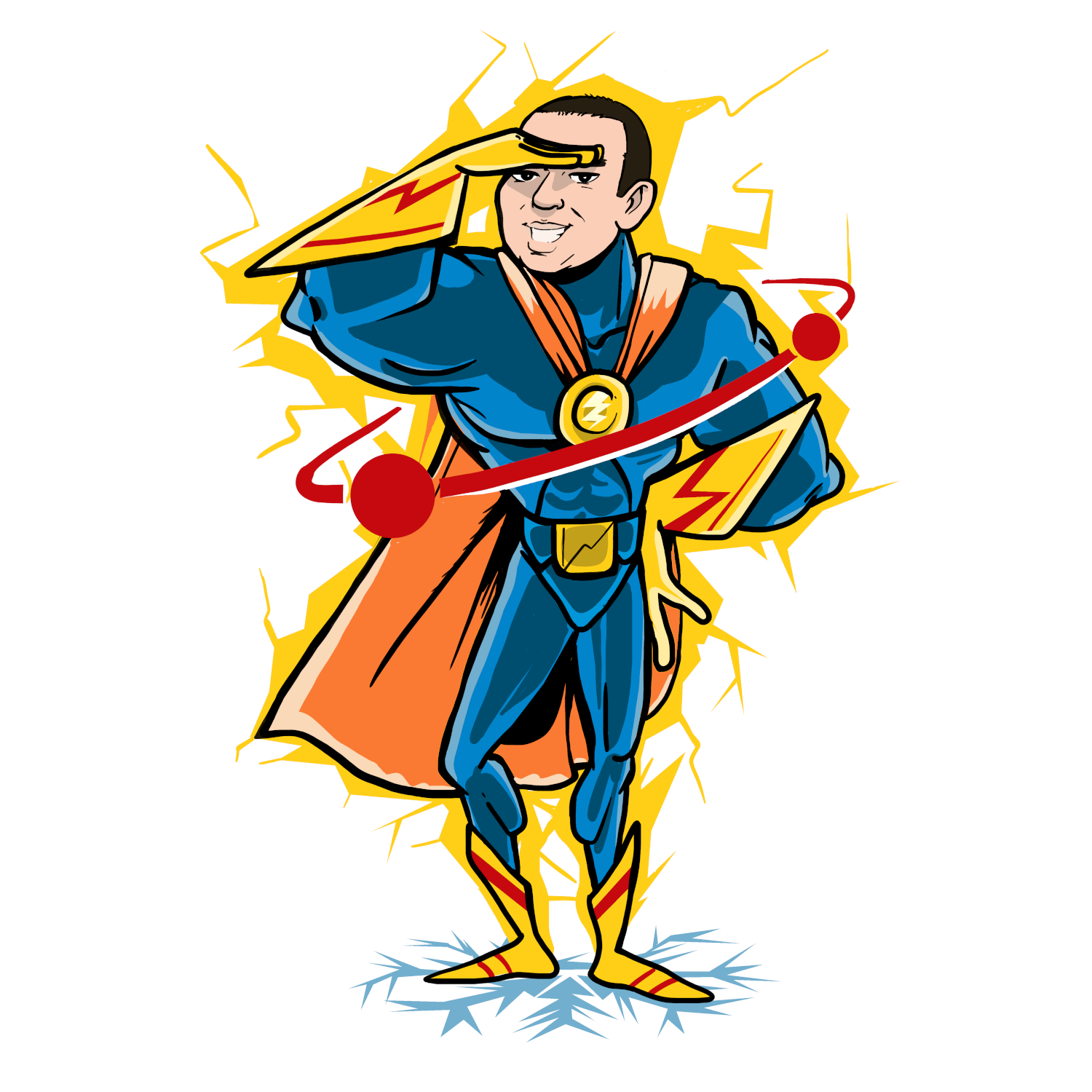 Mascot Design by Tomi Ax for Farley's A/C & Heating, LLC | Design #20194849