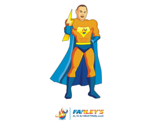 Mascot Design by Rush 1 for Farley's A/C & Heating, LLC | Design: #20240863