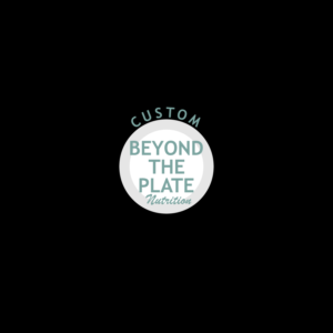 BEYOND THE PLATE CUSTOM NUTRITION | Logo Design by VinVick Design