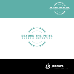 BEYOND THE PLATE CUSTOM NUTRITION | Logo Design by JoseDesign