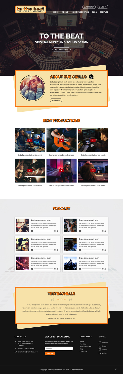 Web Design by pb for this project | Design: #20159979
