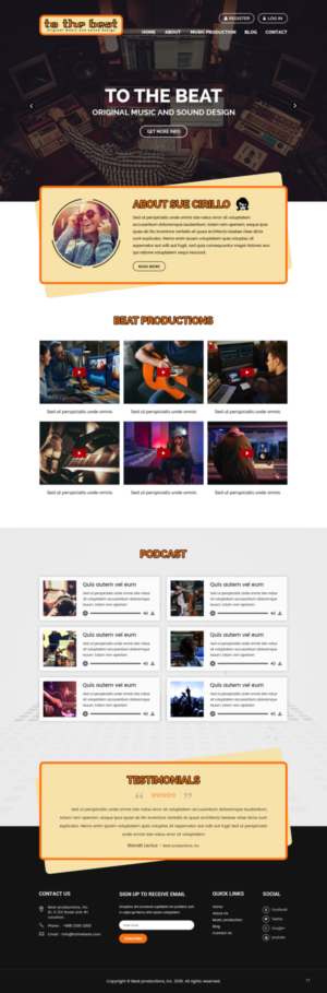 Web Design by pb for this project | Design: #20159979