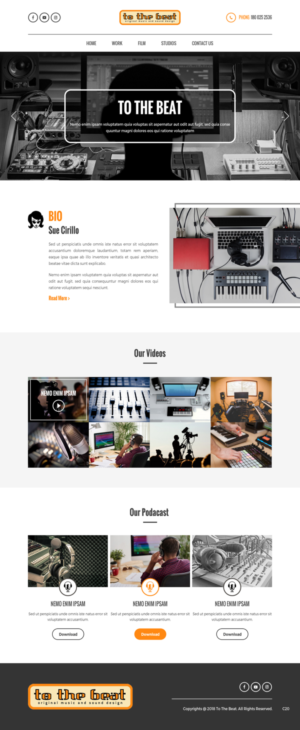 Web Design by pb for this project | Design: #20159985