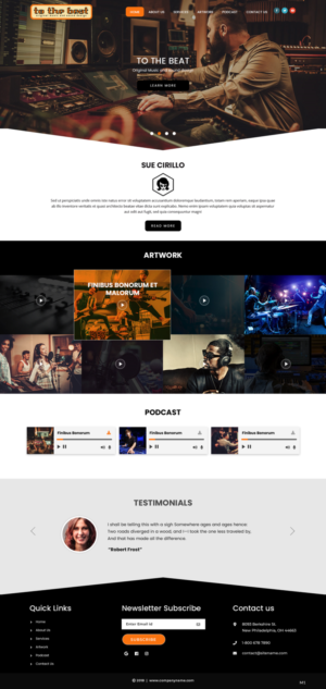Web Design by pb for this project | Design: #20159986