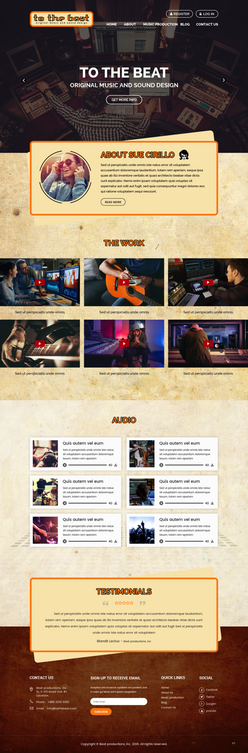 Web Design by pb for this project | Design #20170344