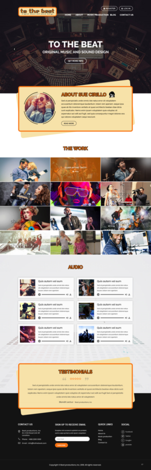 Web Design by pb for this project | Design: #20178424