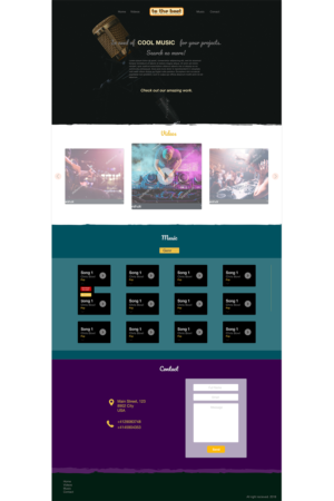 Web Design by N.Siljegovic for this project | Design #20160789