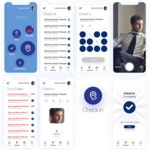 Redesign Video/PIcture  Check in Page | App-Design von AppGeek
