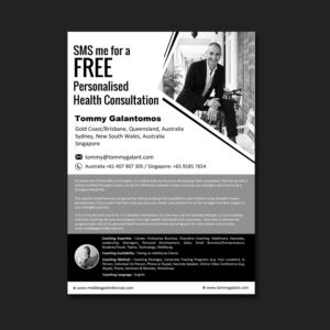 Tommy Galant - Free Personalised Health Consultation - 