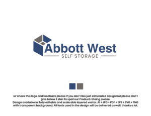 Logo Design by Aqeel Momin for Absolute Storage Mangement | Design: #20165072