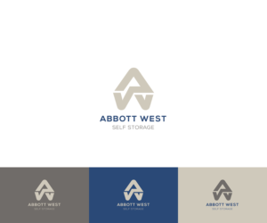Abbott West Self Storage | Logo Design by Grapi