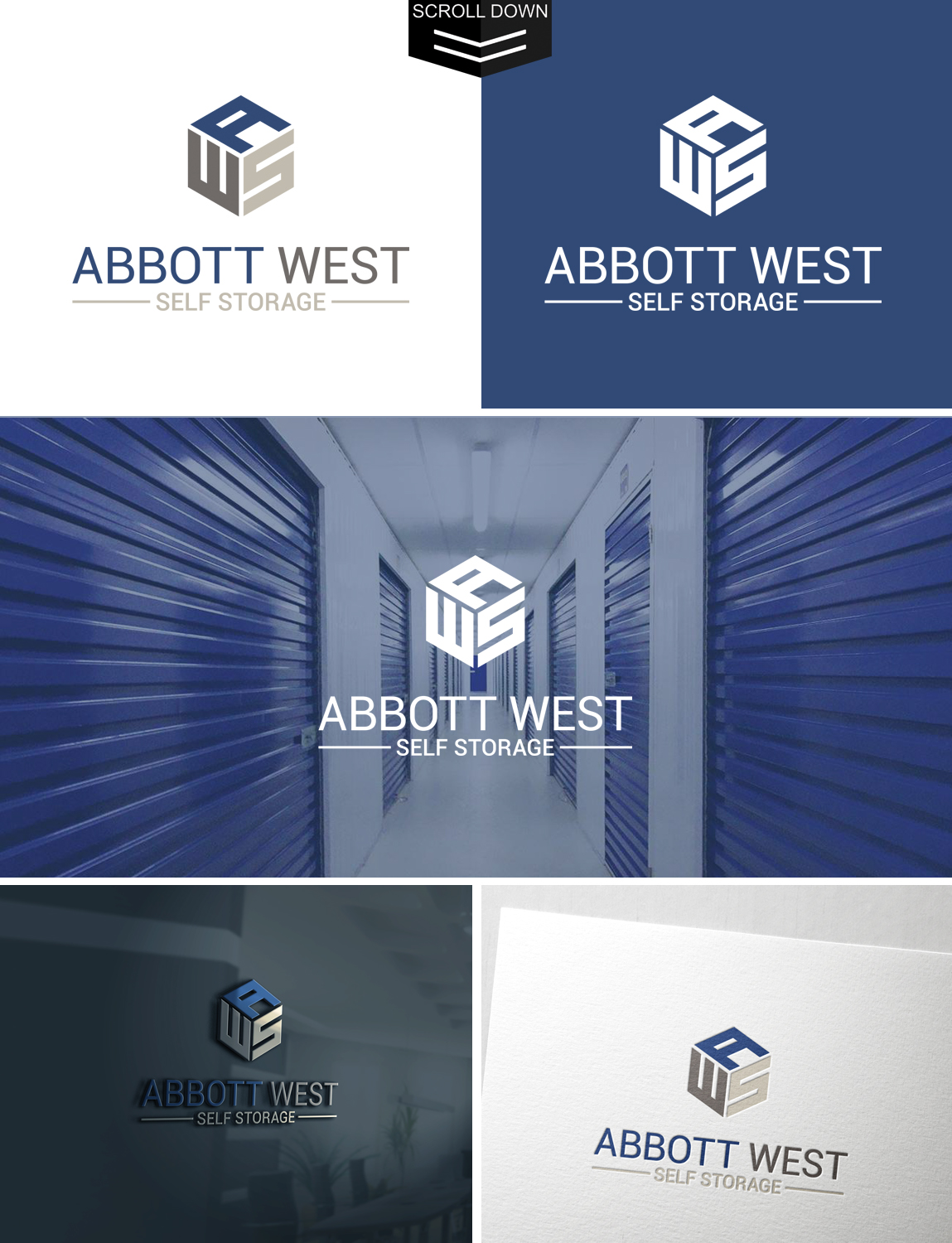 Logo Design by Sergio D for Absolute Storage Mangement | Design #20186082