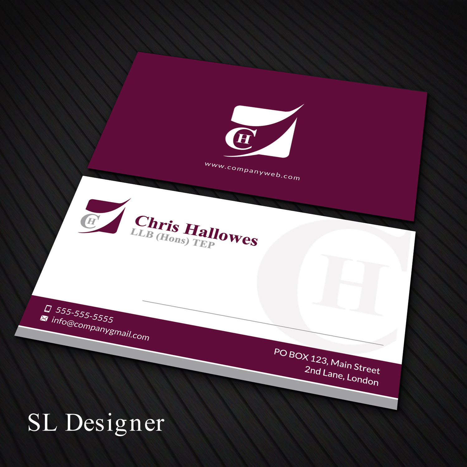 Business Card Design by SL Designer for this project | Design #20161168
