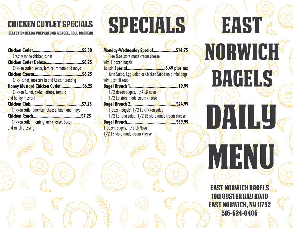 Menu Design by banto212 for this project | Design #20195353