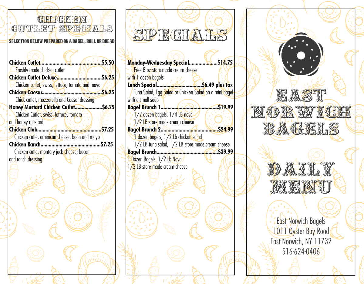 Menu Design by banto212 for this project | Design #20228448