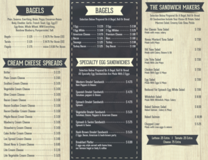 Menu Design by Fusionex Studio