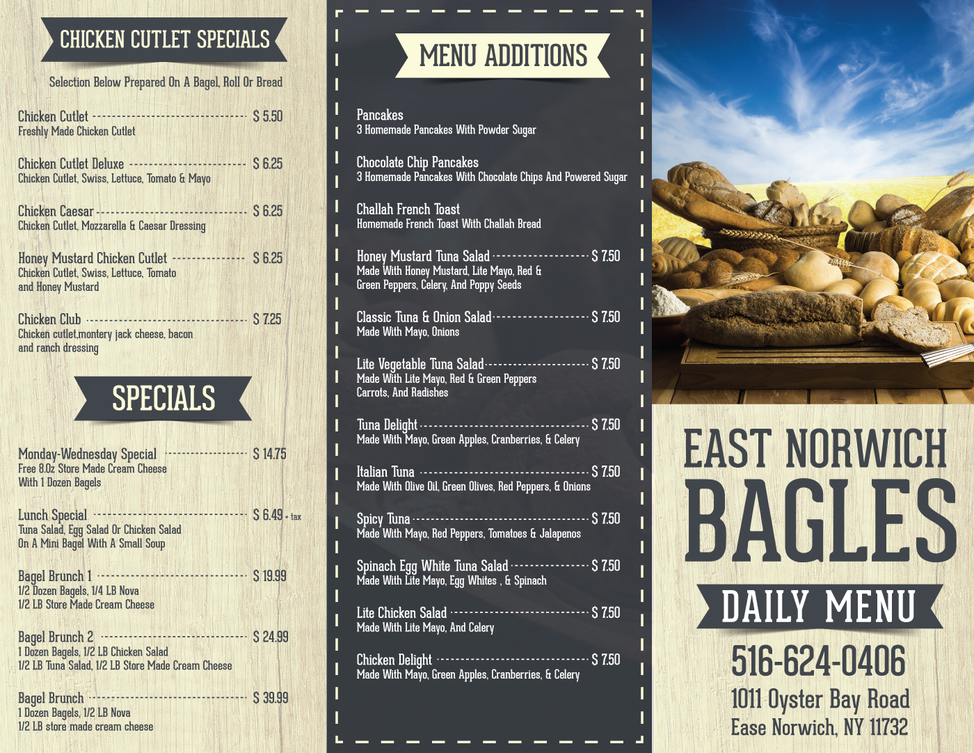 Menu Design by Fusionex Studio for this project | Design #20239384