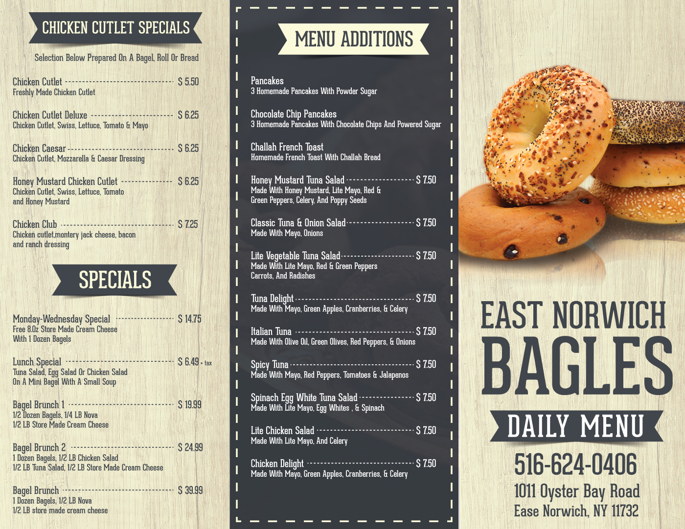 Menu Design by Fusionex Studio for this project | Design #20272585