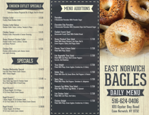 Menu Design by Fusionex Studio for this project | Design: #20273409