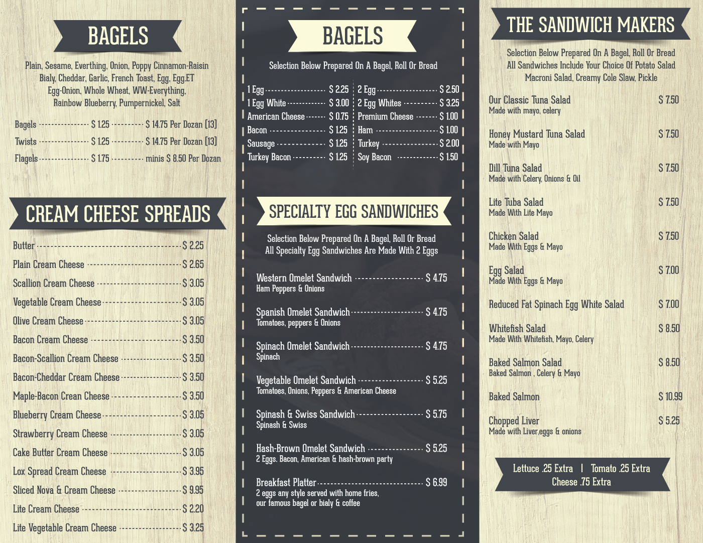 Menu Design by Fusionex Studio for this project | Design #20344812