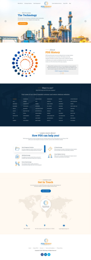 PDS Energy Information Site Redesign | Web Design by Ahmed @li