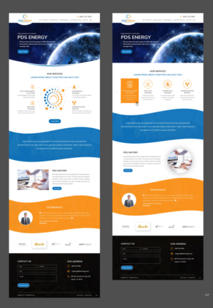 Web Design by pb for PDS Energy | Design: #20178509