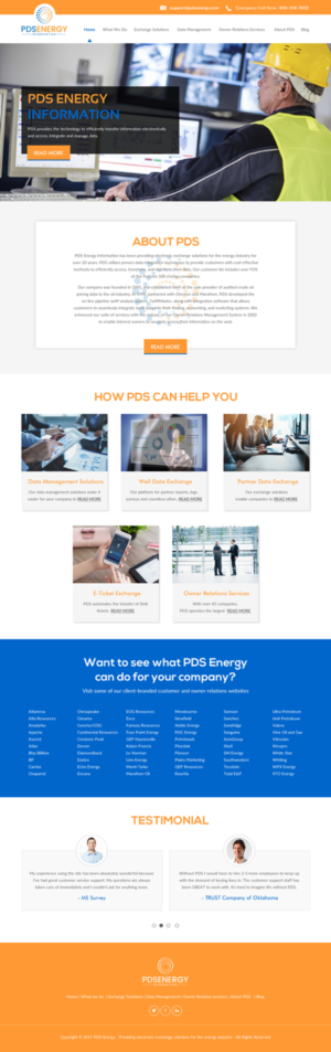 Web Design by rightway for PDS Energy | Design: #20178150