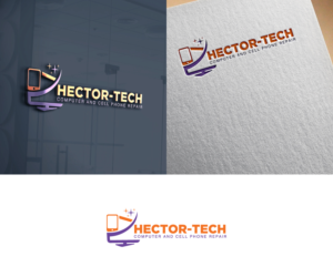 HECTOR-TECH Computer and Cell Phone Repair | Logo Design by Anekaa