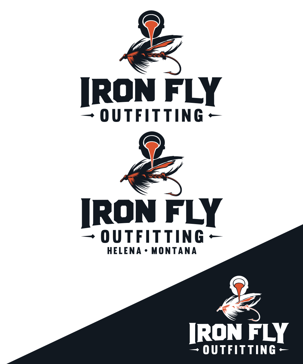 Logo Design by StudioD™ for Iron Fly Outfitting LLC  | Design #20179487