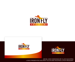 Logo Design by alvinnavarra for Iron Fly Outfitting LLC  | Design: #20173959