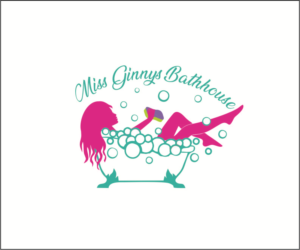 Miss Ginnys Bathhouse | Logo Design by Mihaela