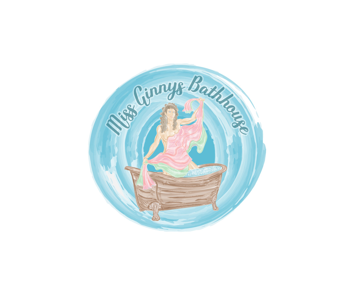 Logo Design by SpaGGy for Miss Ginnys Bathhouse | Design #20171732