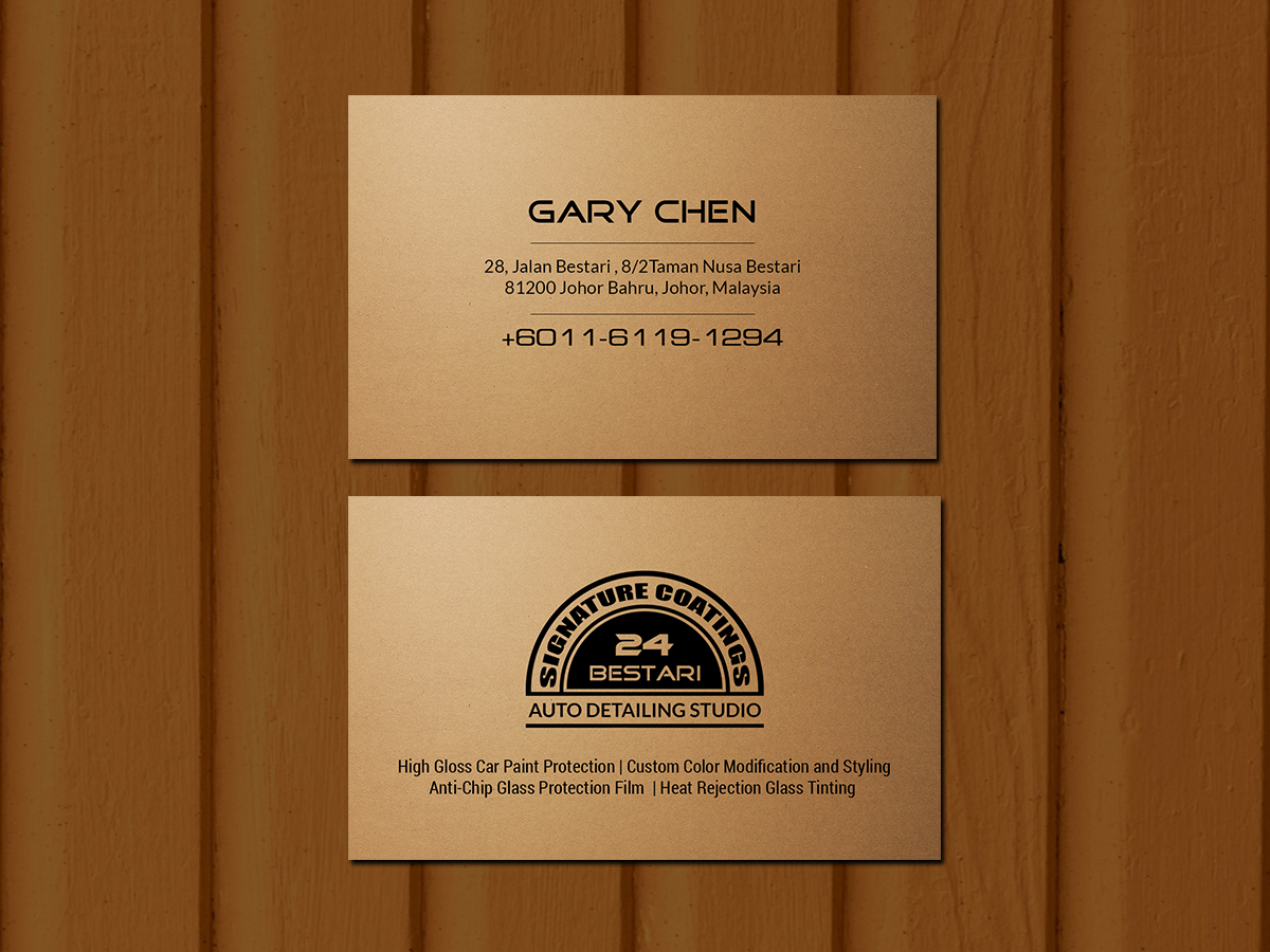 Business Card Design by Creations Box 2015 for this project | Design #20177860