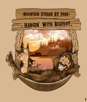 Hanging with Bigfoot at Mountain Stream