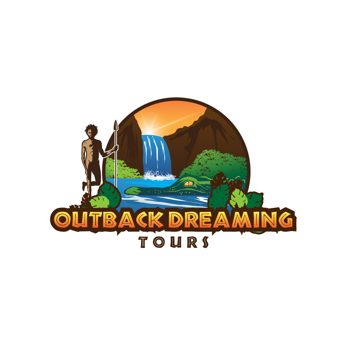 Outback Dreaming Tours Logo by creative.bugs