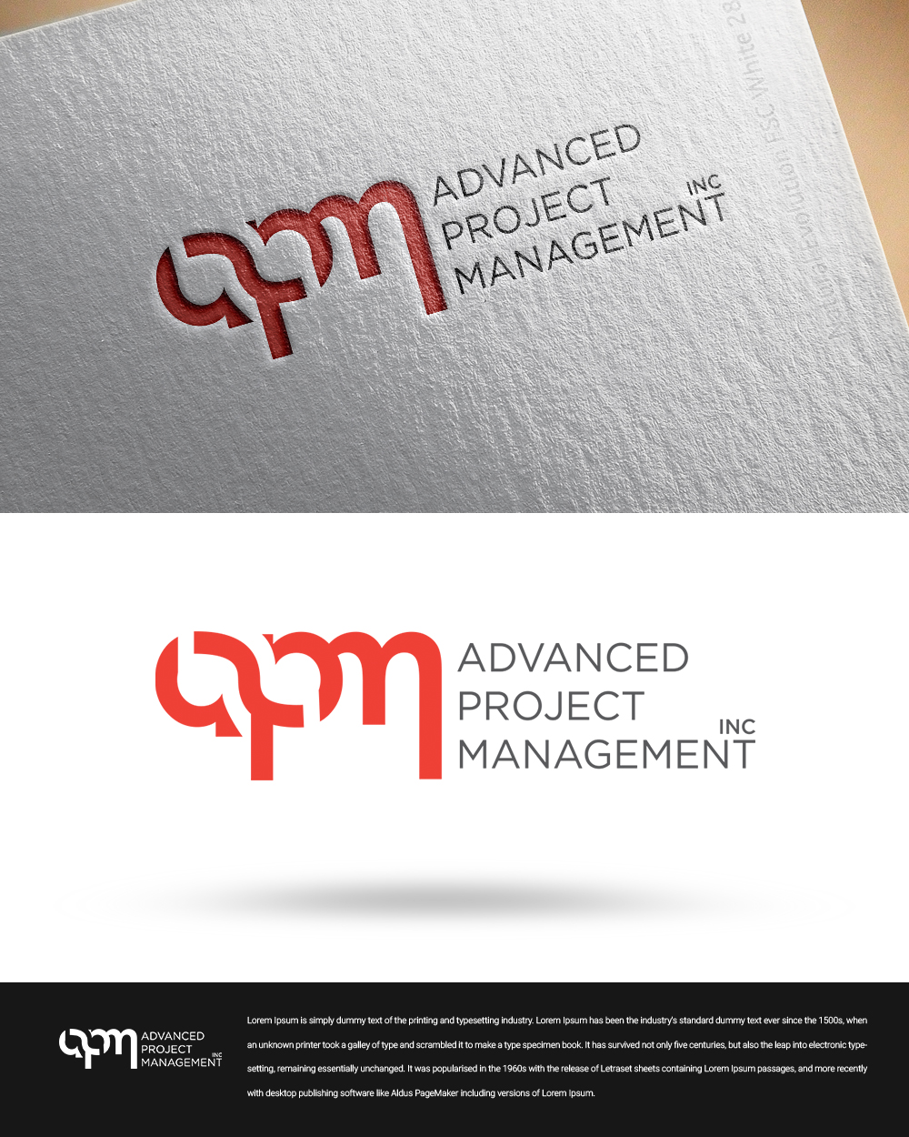 Logo Design by zingodesigns258 for Advanced Project Management, Inc. | Design #20185921