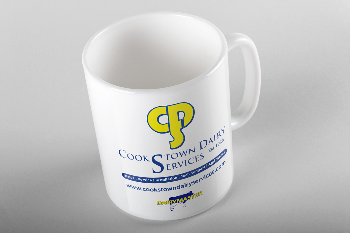 Cup and Mug Design by Sergio Coelho for Cookstown Dairy Services | Design #20212168