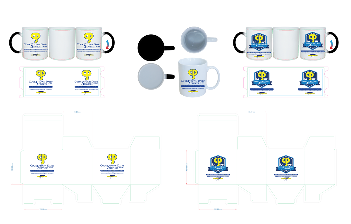 Cup and Mug Design by Sergio Coelho for Cookstown Dairy Services | Design #20217454