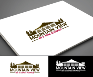 Mountain View RV & Mini Storage | Logo Design by future logo.com