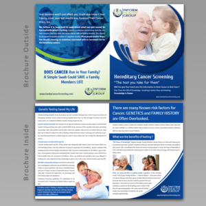 BRIGHT COLORFUL + 55 FAMILY HISTORY BROCHURE 11 x 17 bifold  | Diseño de Flyer por Creative Jiniya