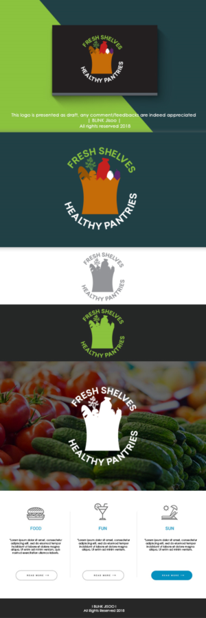 Fresh Shelves, Healthy Pantries  | Graphic Design by Riv.