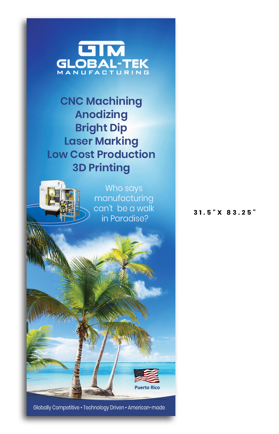 Poster-Design von see why für Global-Tek Manufacturing LLC | Design #20192508