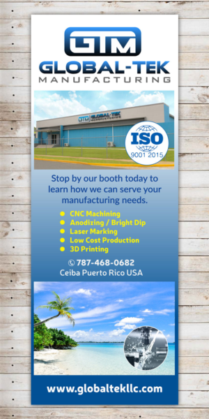 Poster Design by lyndon for Global-Tek Manufacturing LLC | Design #20216902
